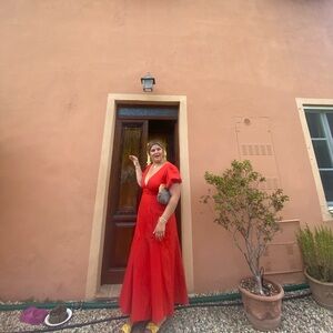 Abercrombie red dress